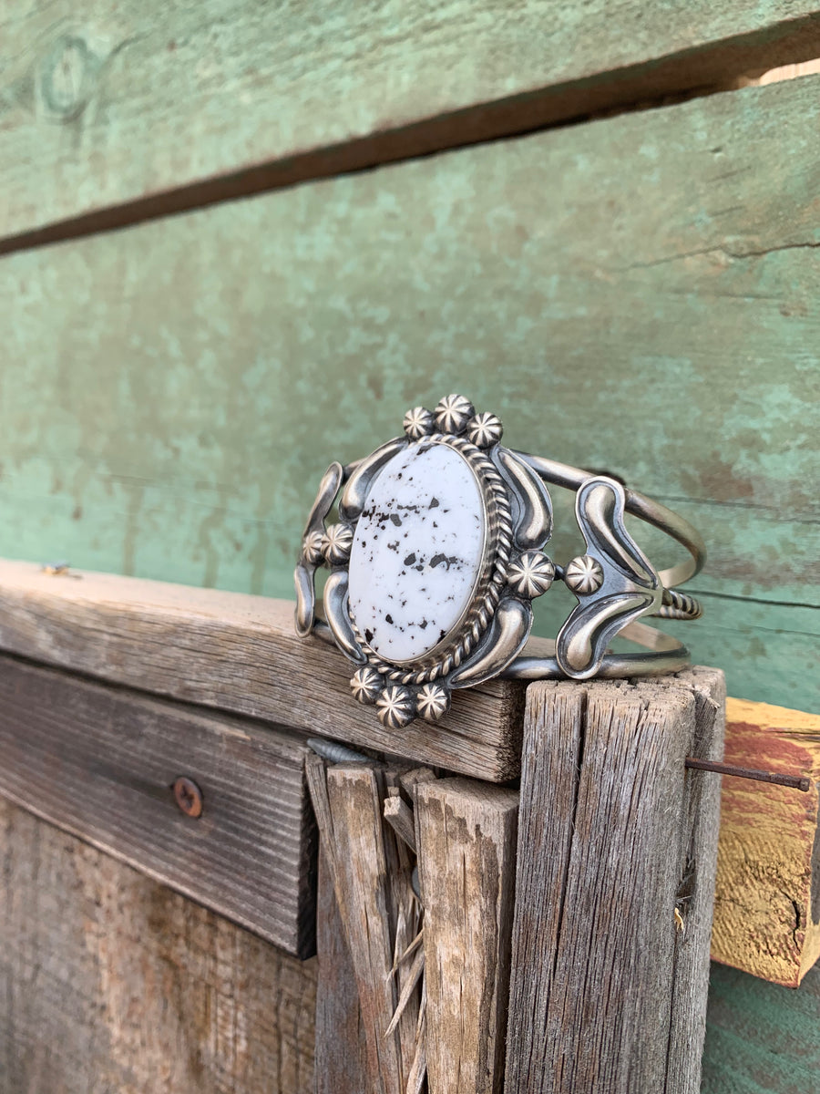 White buffalo 2025 cuff bracelet