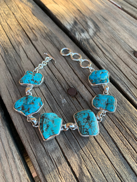 Freeform Turquoise Toggle bracelet
