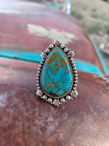 Adjustable Turquoise ring