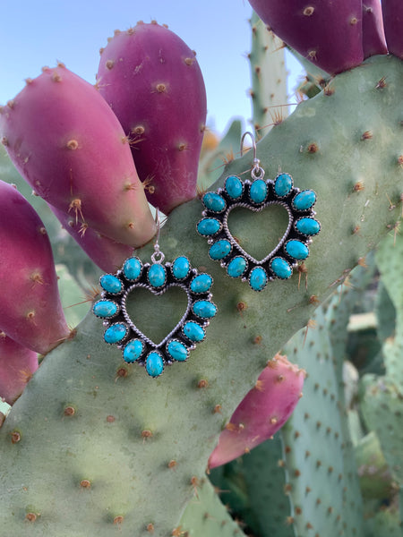 Heart of Turquoise earrings