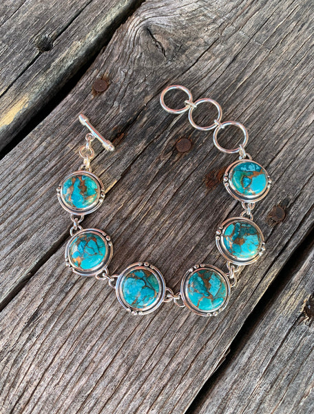 Mohave Turquoise Toggle bracelet