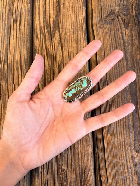 Number 8 Turquoise ring size 10