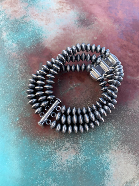 Kingman Turquoise 7 inch Link bracelet