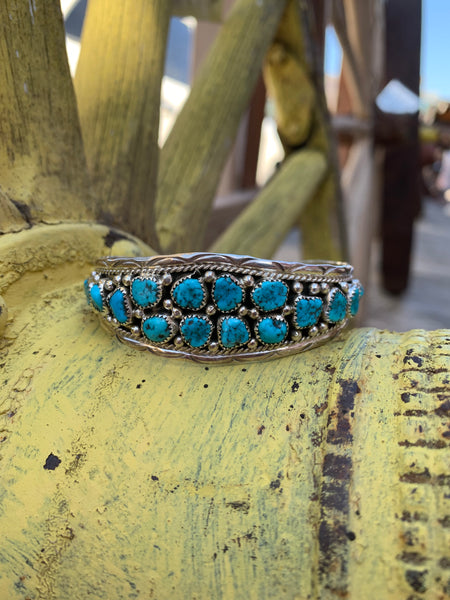 Sleeping Beauty Nugget Turquoise cuff