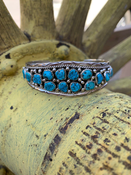 Sleeping Beauty Nugget Turquoise cuff