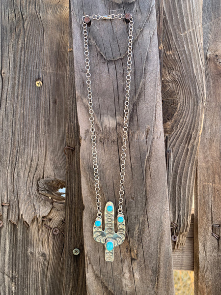 Cactus Turquoise necklace