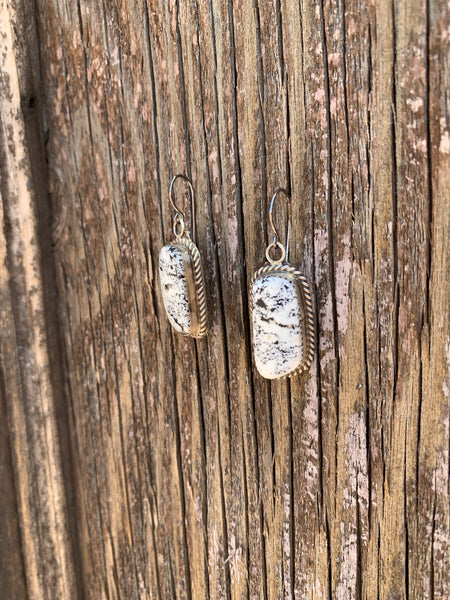 White Buffalo earrings