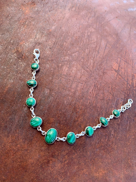 Malachite Link bracelet