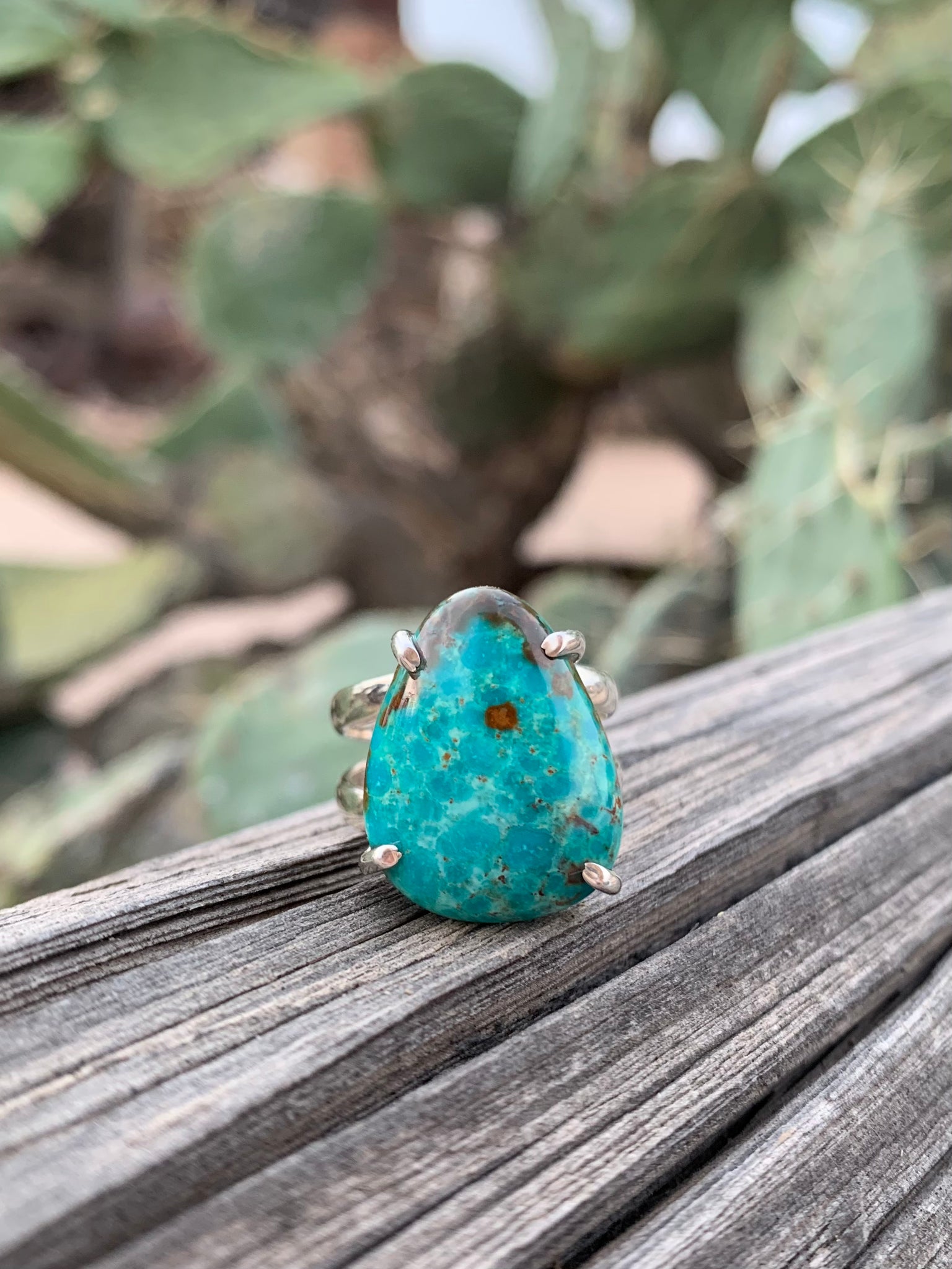 Nugget of Turquoise ring size 9