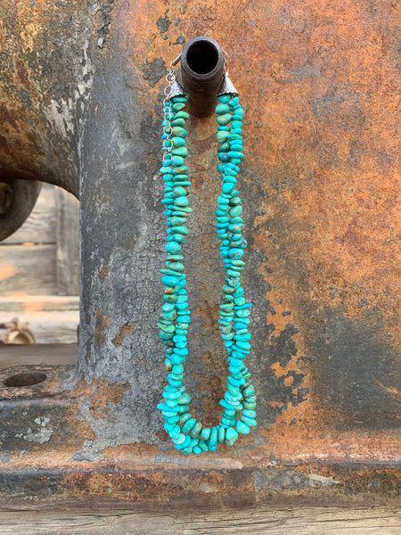 Double Layer Turquoise Bead necklace