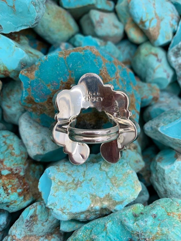 Naja Rind Kingman Turquoise Naja ring size 7 1/4 – la Lady Designs