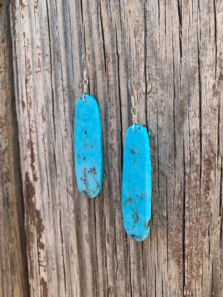 Turquoise Slab earrings