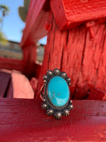Campitos Turquoise Oval ring size 7