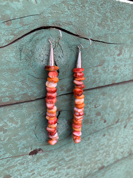 Beaded Spiny Oyster earring