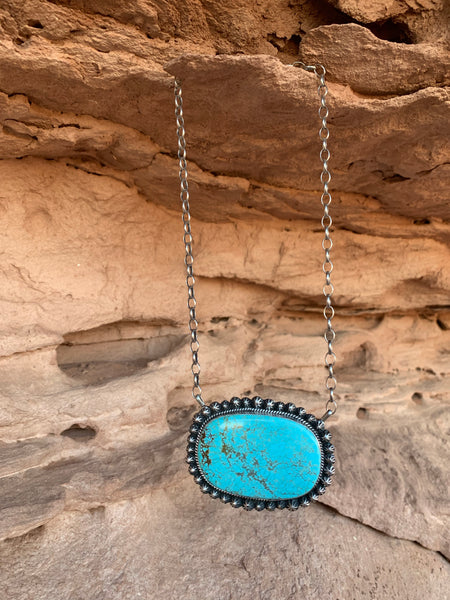 Studded Turquoise necklace