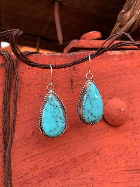 Teardrop Turquoise earrings