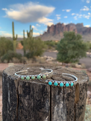 Delicate Turquoise Cuff bracelet