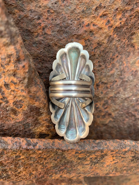 Statement Concho ring size 7 1/2