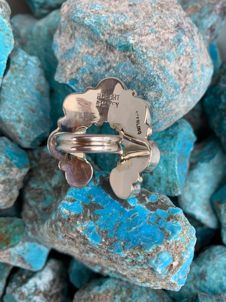 Naja Rind Kingman Turquoise Naja ring size 7 1/2 – la Lady Designs