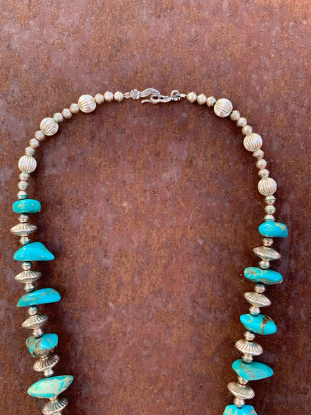 Turquoise Nugget Vintage necklace