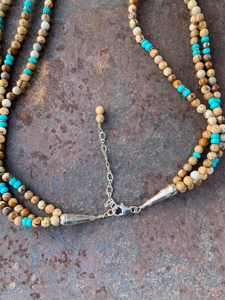 Boulder Turquoise Pendant & necklace